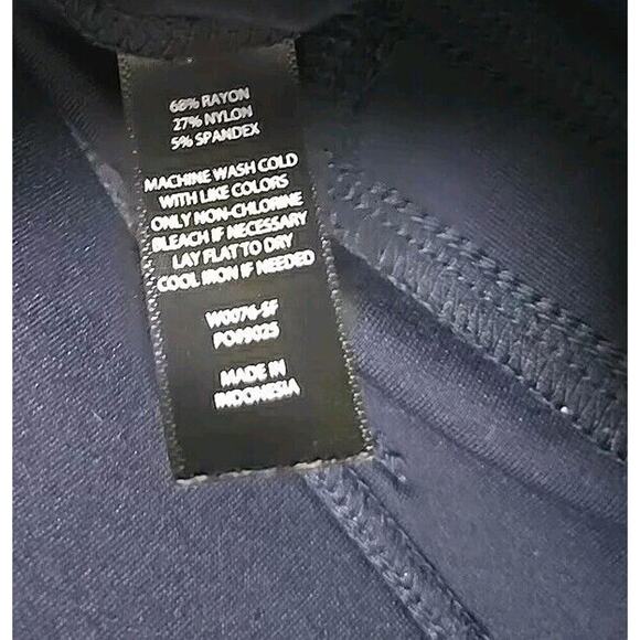 Betabrand Classic Dress Straight Stretch Blue Pull On Pants Large Career‎ - Picture 6 of 6